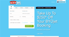 Desktop Screenshot of byojet.com